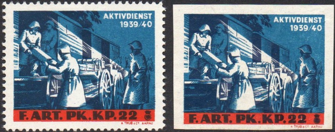 Schweiz Suisse Timbres Militaries Switzerland Soldatenmarken Eisenbahn Soldier Stamps Railway